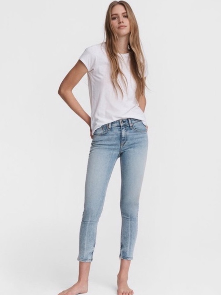 Rag & Bone Cate Mid-Rise Ankle Skinny Jeans - 27